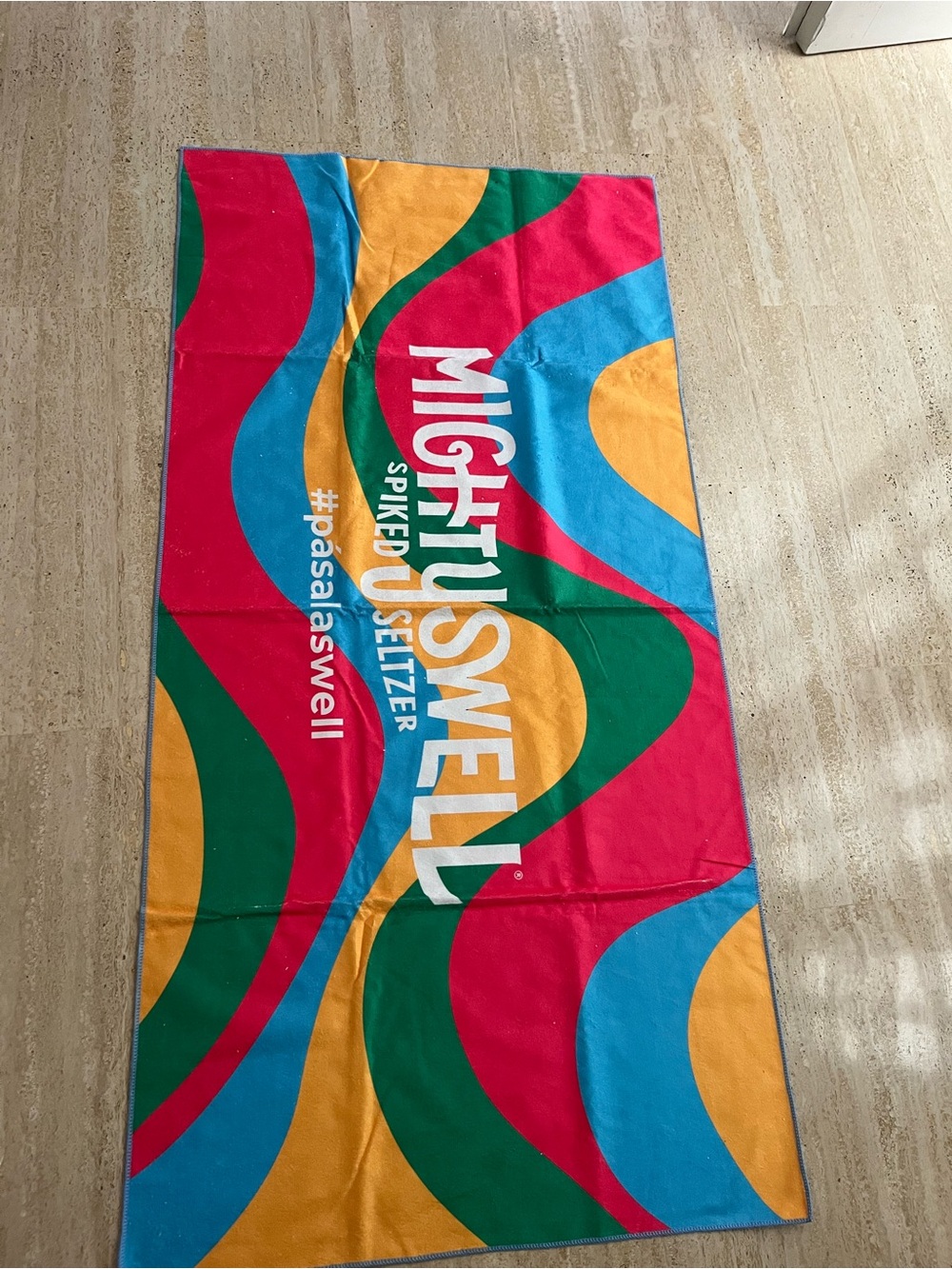 NWT MIGHTY SWELL Colorblock Beach Towel - Multicolor